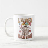 Mug Live Simply, Bloom Wiltly - Skeleton & Champignons (Gauche)