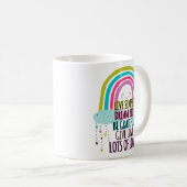 Mug Live Simply Dream Big Be Grateful Give Love (Devant droit)