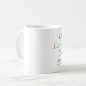 Mug Live Simply green (Devant gauche)