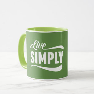Mug Live Simply Typographie