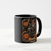 Mug Live To Ride Variation I,Route 66 Samouraï Oni (Devant droit)