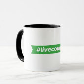Mug #LiveCountry (Devant gauche)