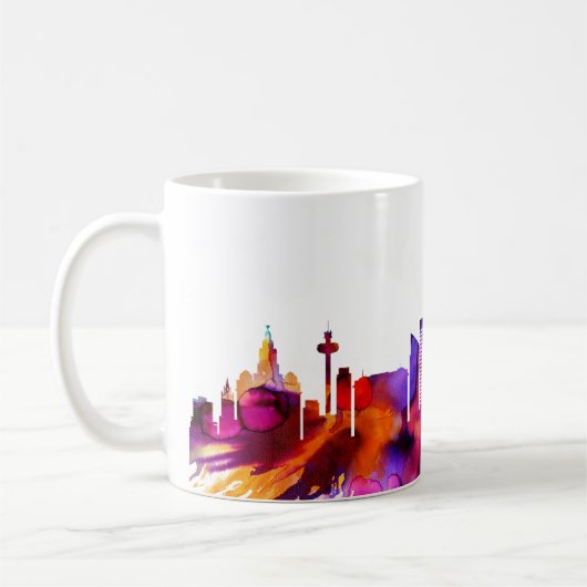 Mug Liverpool Skyline (Gauche)