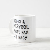 Mug liverpool sports fan, being (Devant gauche)