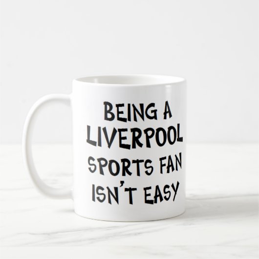 Mug liverpool sports fan, being (Gauche)