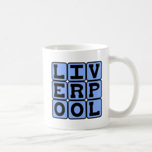 Mug Liverpool, ville d'Angleterre