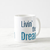 Mug Livin le rêve (Devant droit)