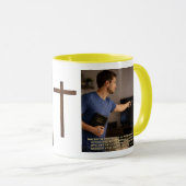 Mug Living faithfully is enough (Devant droit)