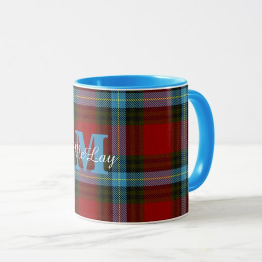 Mug Livingstone coloré / Plaid MacLay (Devant droit)