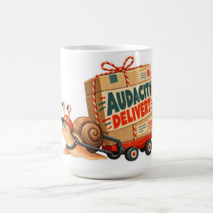 Mug Livraison Audace Escargot Drôle