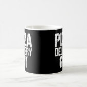 Mug Livraison de pizza Guy Italien Foodie Pun Costume (Centre)