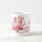 Mug Livraison spéciale Valentine Hearts Watercolor Cam (Centre)