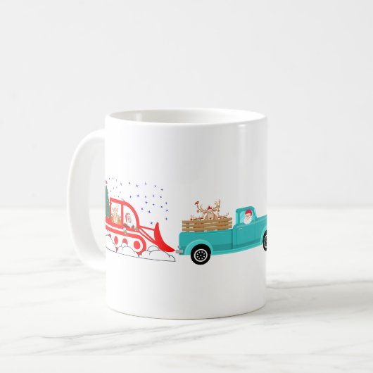 Mug Livraisons père Noël (Devant gauche)