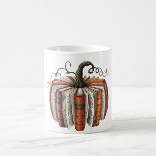Mug Livre d'automne Citrouille, Saison de citrouille a