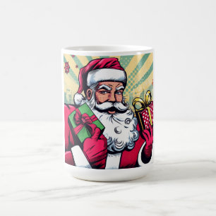 Mug Livre de bande dessinée Père Noël/Noël