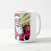 Mug Livre de bande dessinée Père Noël/Noël (Devant droit)