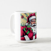 Mug Livre de bande dessinée Père Noël/Noël (Devant gauche)