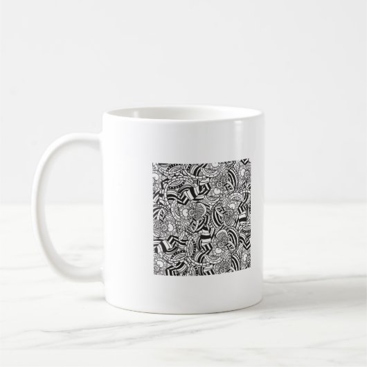Mug Livre de coloriage pour adultes (Gauche)