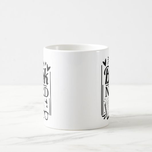 Mug Livre de devis mignon amusant Nerd (Centre)