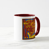 Mug Livre De Kells Celtic Knot Oiseau Médiéval (Devant droit)