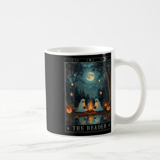 Mug Livre de lecture de Reader Bookish mignon Éffrayan (Droite)