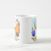 Mug Livre de lecture d'enfant assez ambitieux. Profess (Centre)