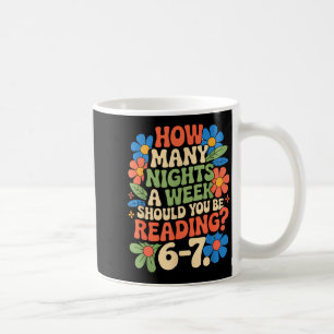 Mug Livre de lecture drôle Professeur 67 Soixante-Sept