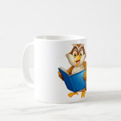 Mug Livre de lecture du sage hibou (Devant gauche)