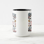 Mug Livre de lecture éffrayant du fantôme (Centre)