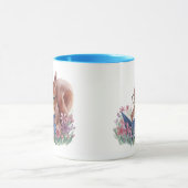 Mug Livre D'Écureuil Dans Un Lit De Fleurs (Centre)