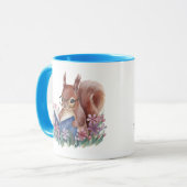 Mug Livre D'Écureuil Dans Un Lit De Fleurs (Devant gauche)