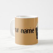 Mug Livre d'histoire de dragon de Steampunk (Devant gauche)