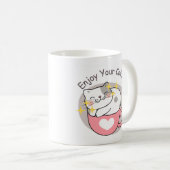 Mug Livre d'inspiration bleu serein (Devant droit)