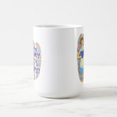 Mug Livre drôle Hoarder Retro Housewoman Kitsch (Centre)