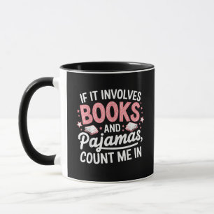 Mug Livre et pyjama Livre humoristique amateur de livr