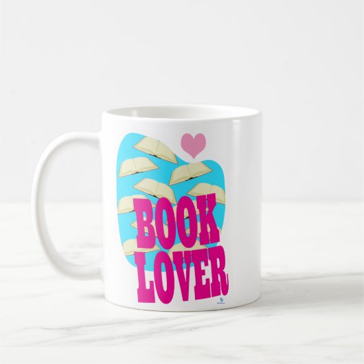 Mug Livre Lover Sweet Reader Love Logo Art (Gauche)
