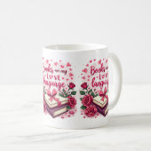 Mug Livre Lover Valentine Romantique Lecture esthétiqu (Devant droit)