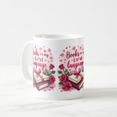 Mug Livre Lover Valentine Romantique Lecture esthétiqu (Devant gauche)