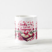 Mug Livre Lover Valentine Romantique Lecture esthétiqu (Centre)
