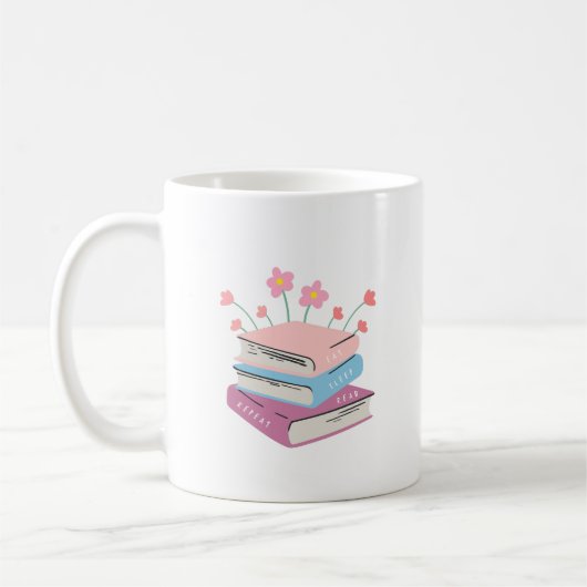 Mug Livre Manger Sleep Lire (Gauche)