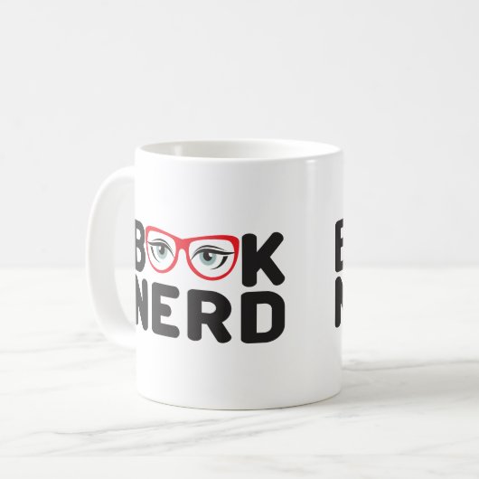 Mug Livre Nerd (Devant gauche)