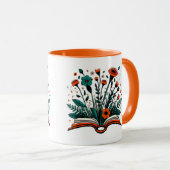 Mug Livre ouvert avec Fleurs à germes (Devant droit)