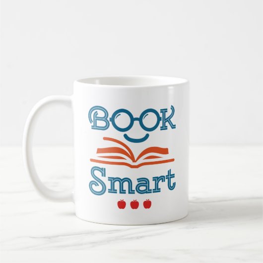 Mug Livre Smart Funny Lecture Lover Bookworm (Gauche)