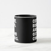 Mug Livres À Café Et Oxford Commas Cool Enseignant Drô (Centre)