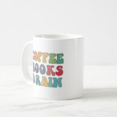 Mug Livres à café et pluie (Devant gauche)
