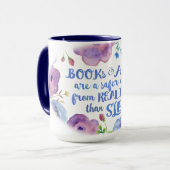 Mug Livres, art, sommeil (Devant gauche)