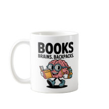 Livres Brains Backpacks Kawaii Brain Reading Schoo