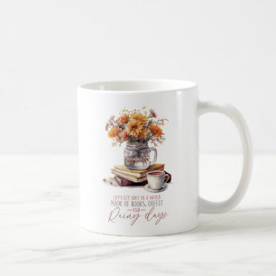 Mug Livres, café et jours pluvieux