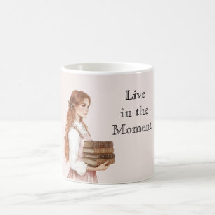 Mug Livres Cheveux Rouges Féminins
