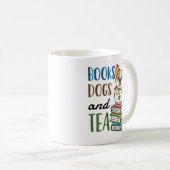 Mug Livres Chiens et Tea Weekend Lecture (Devant droit)